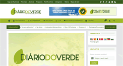 Desktop Screenshot of diariodoverde.com